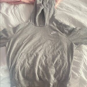 Nike Women's Heather Gray Pullover Hoodie